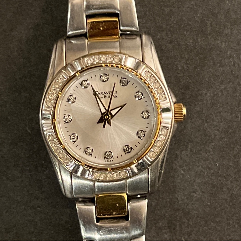 Caravelle by Bulova Women’s Diamond Bezel Watch